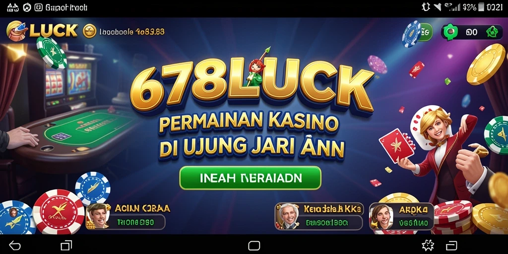 Screenshot gameplay 678LUCK menampilkan suasana kasino yang mengasyikkan.