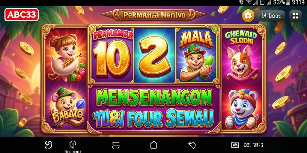 Tampilan gameplay Slot yang menarik dan penuh warna.