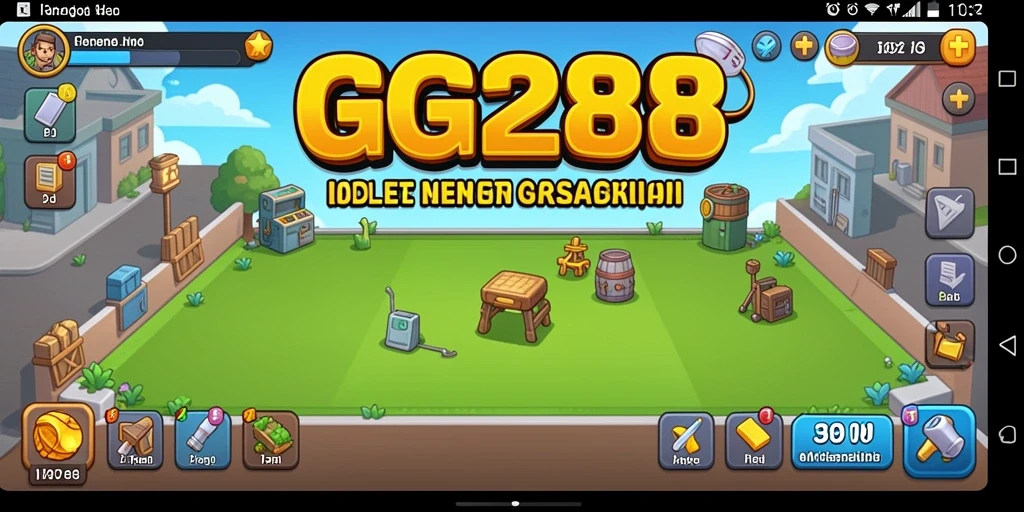 Tampilan gameplay GG288 yang sederhana namun menarik.