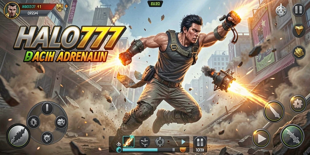 Menampilkan aksi mendebarkan dalam permainan HALO777.