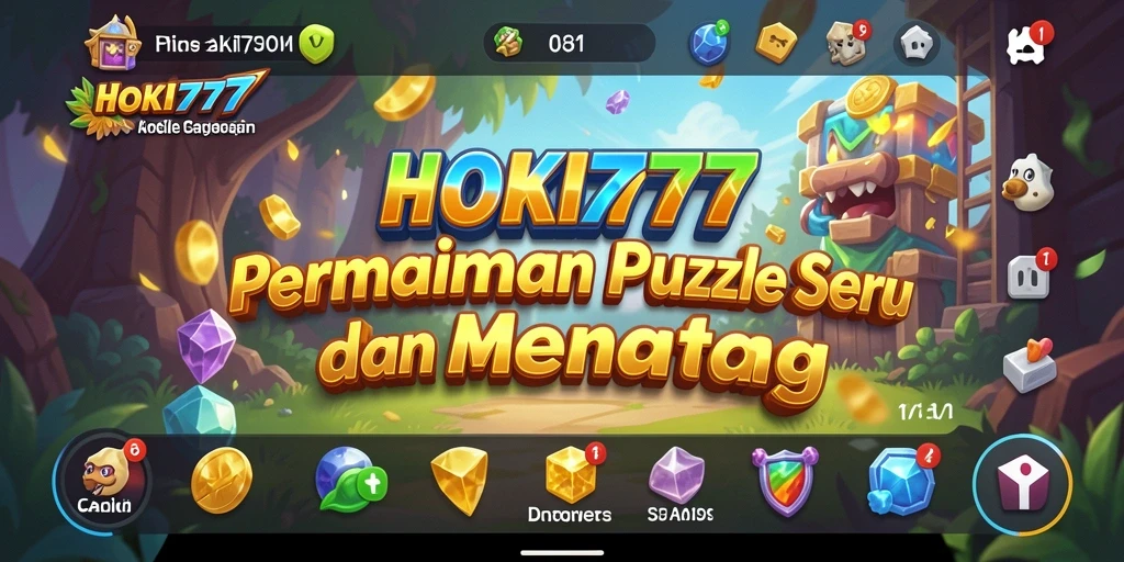 Skrinsut gameplay HOKI777 menunjukkan tantangan puzzle yang mendebarkan.