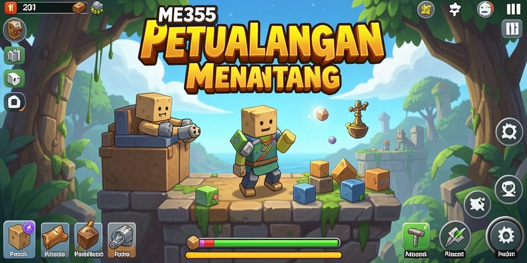 Screenshot ME355 menunjukkan pengalaman gameplay Puzzle yang seru dan menantang.