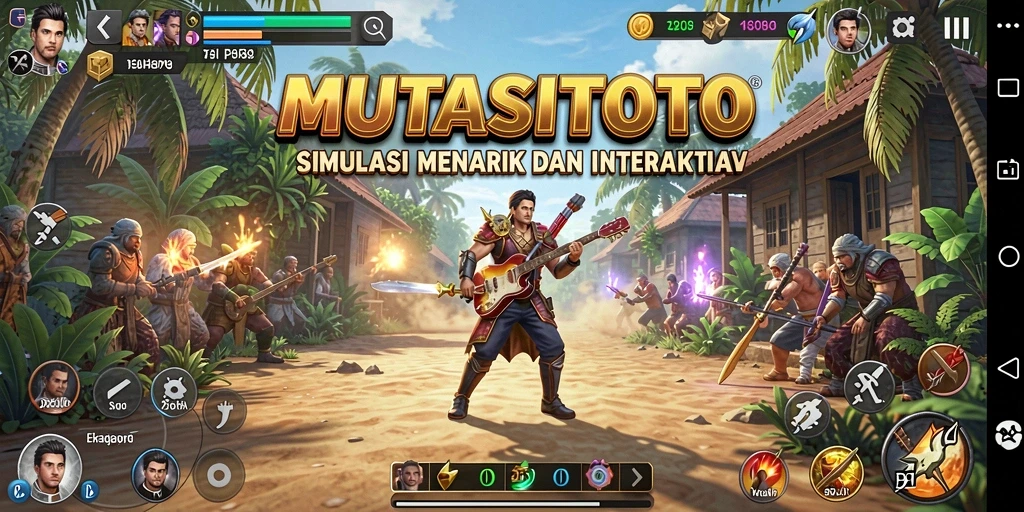 Tampilan gameplay MUTASITOTO yang realistis dan interaktif.