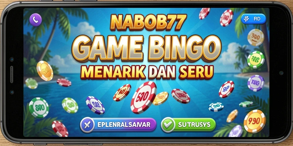 Screenshot game NABOB77 menampilkan gameplay bingo yang seru dan interaktif.