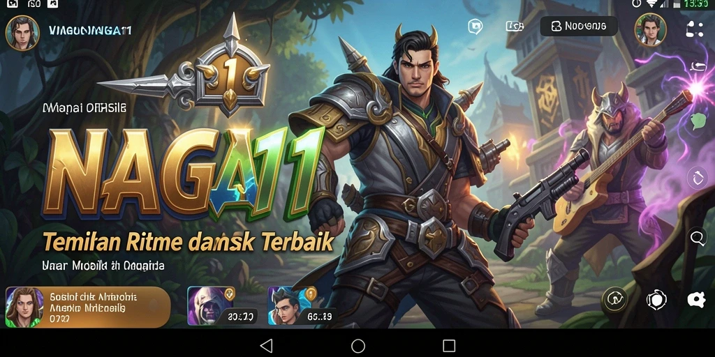 Tangkapan layar NAGA11 menunjukkan antarmuka aplikasi yang menarik dan fungsional.