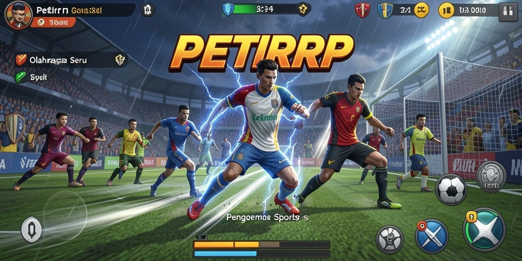 Tampilan gameplay yang seru dari PETIRRP dalam olahraga kompetitif.