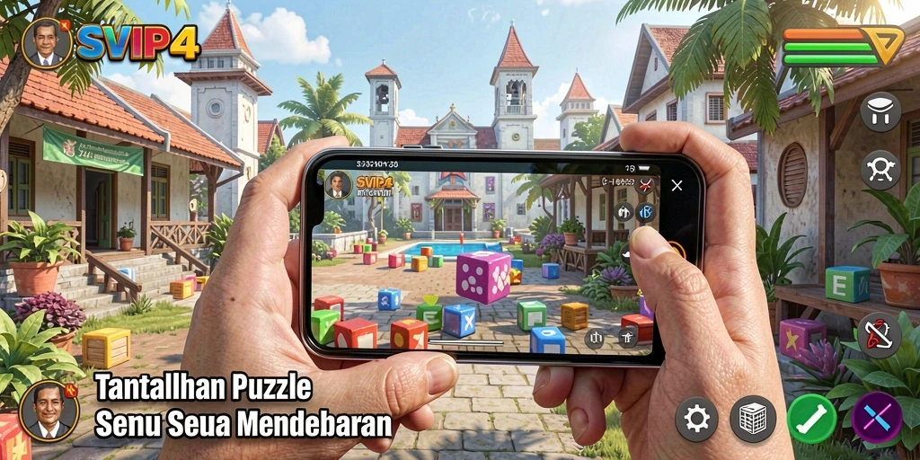 Tangkapan layar gameplay SVIP4 menampilkan tantangan Puzzle yang menarik.