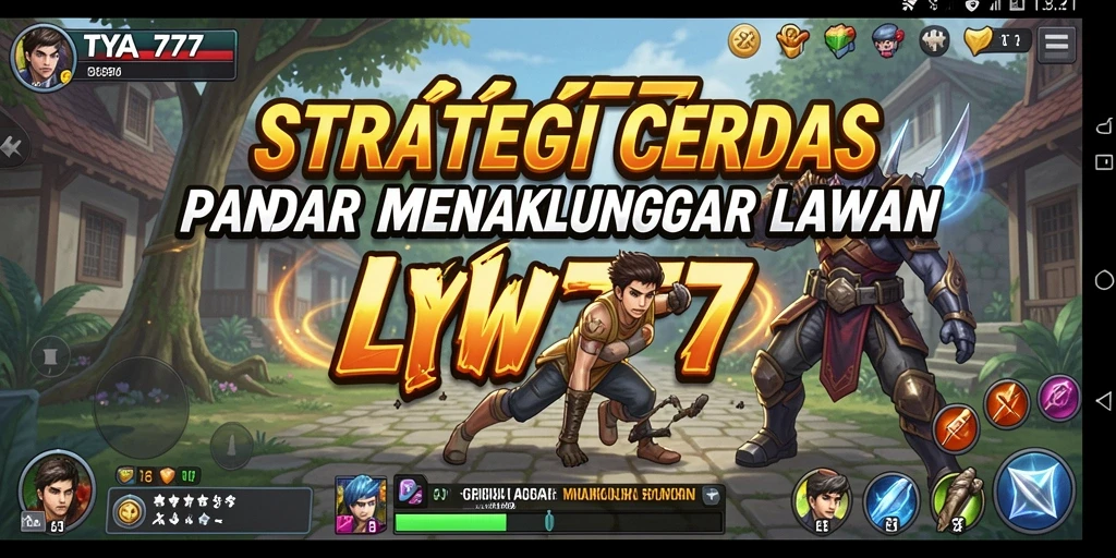 Gameplay TYA777 menampilkan pertempuran strategi yang intens dan seru.
