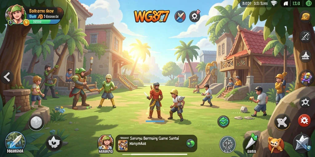 Tampilan gameplay seru dari WG87 yang menggugah semangat bermain.